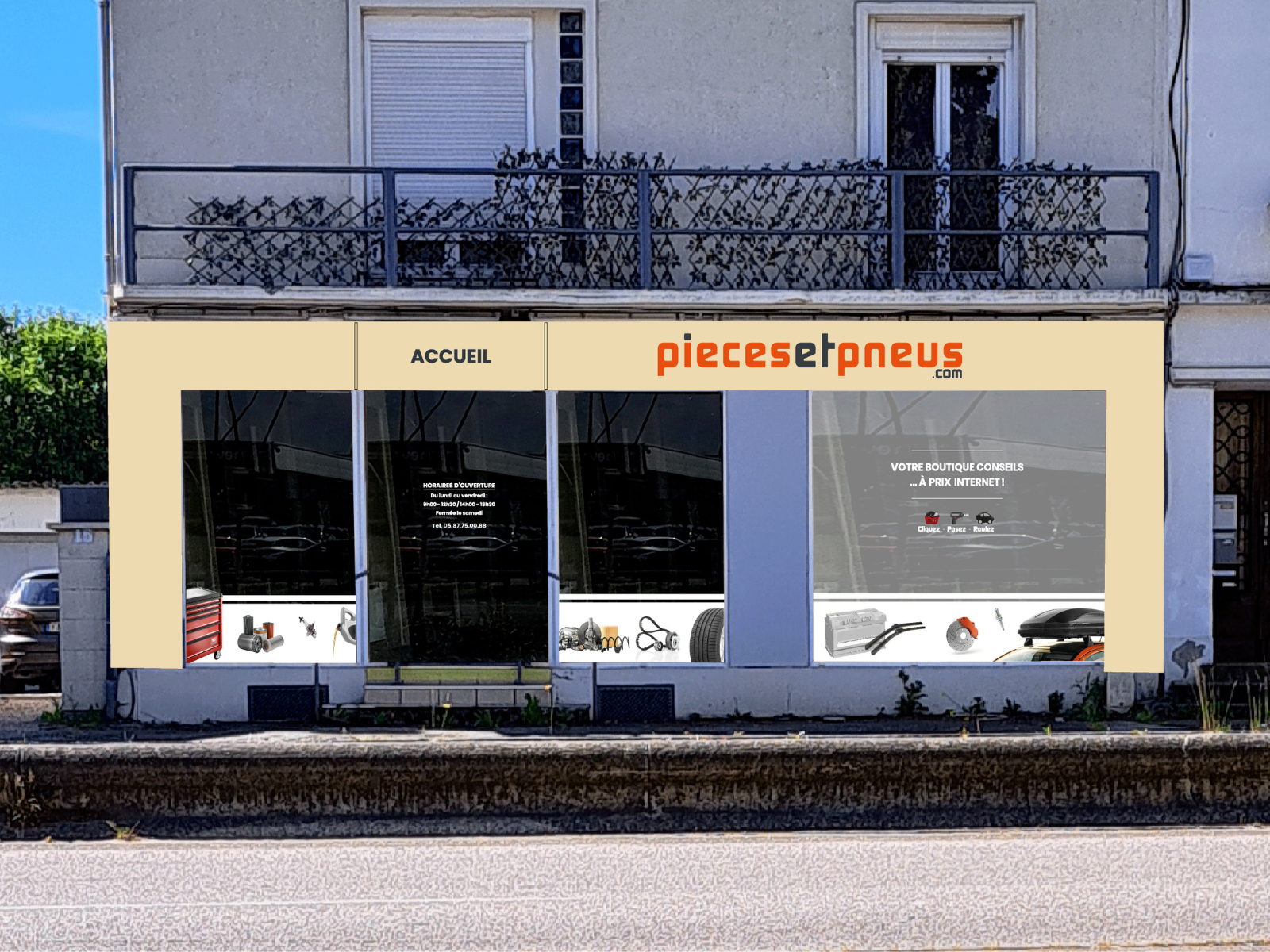 Spot TV P&P sur site franchise